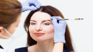 Overall facial look after botox
