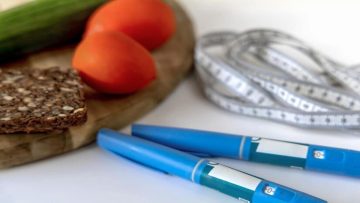 a close up of food