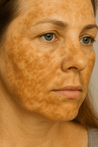 Melasma Closeup