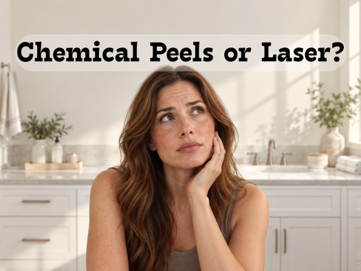 chemical peel or laser