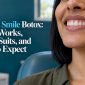 Woman demonstrating upper gum exposure