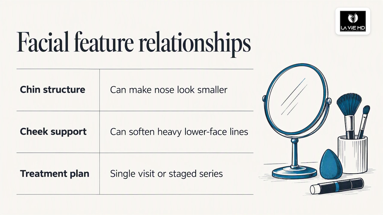 What facial balancing actually means — overview diagram
